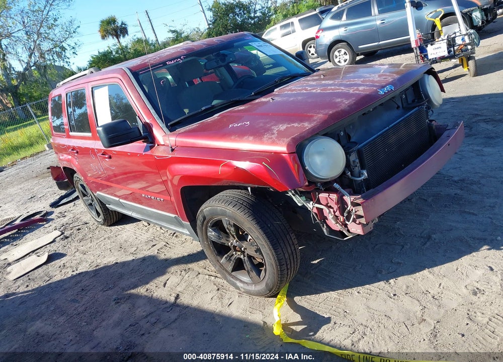 2012 JEEP PATRIOT LATITUDE VIN: 1C4NJPFB2CD707098