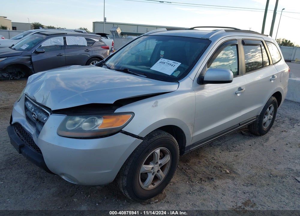 2007 HYUNDAI SANTA FE GLS VIN: 5NMSG73D17H105183