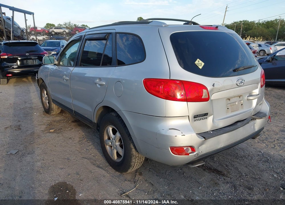 2007 HYUNDAI SANTA FE GLS VIN: 5NMSG73D17H105183