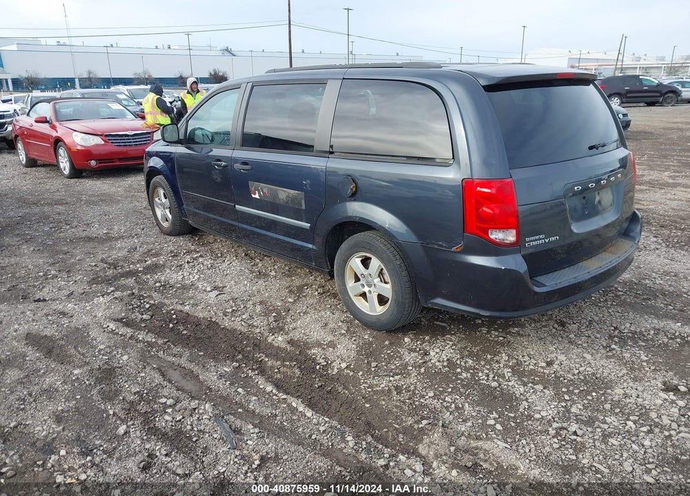 2013 DODGE GRAND CARAVAN SXT VIN: 2C4RDGCG8DR591669
