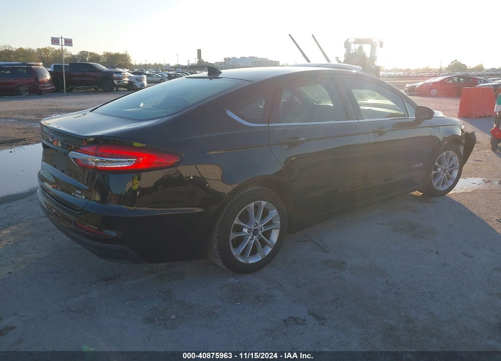 2019 FORD FUSION HYBRID SE VIN: 3FA6P0LUXKR222672