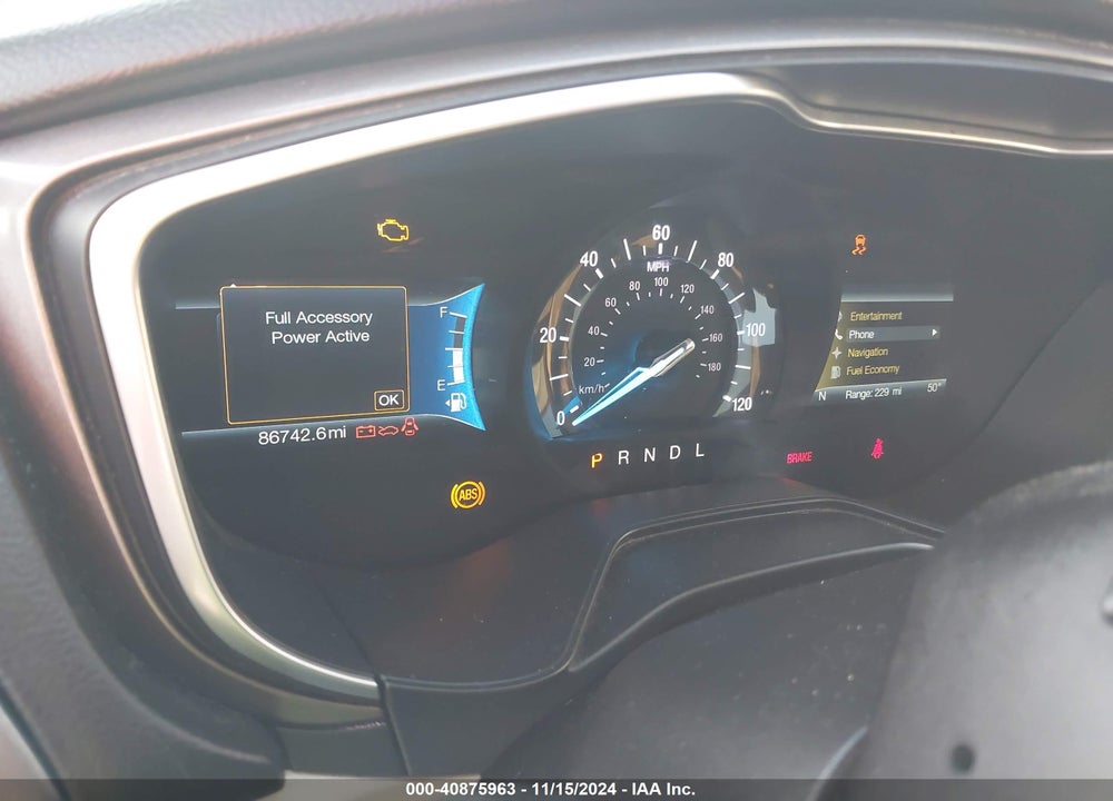 2019 FORD FUSION HYBRID SE VIN: 3FA6P0LUXKR222672