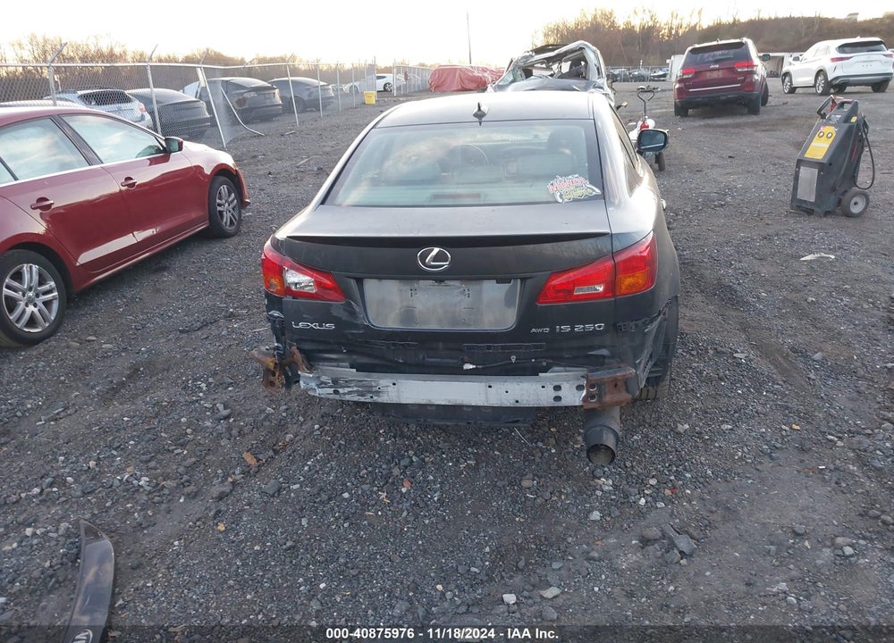 2008 LEXUS IS 250 VIN: JTHCK262485016047