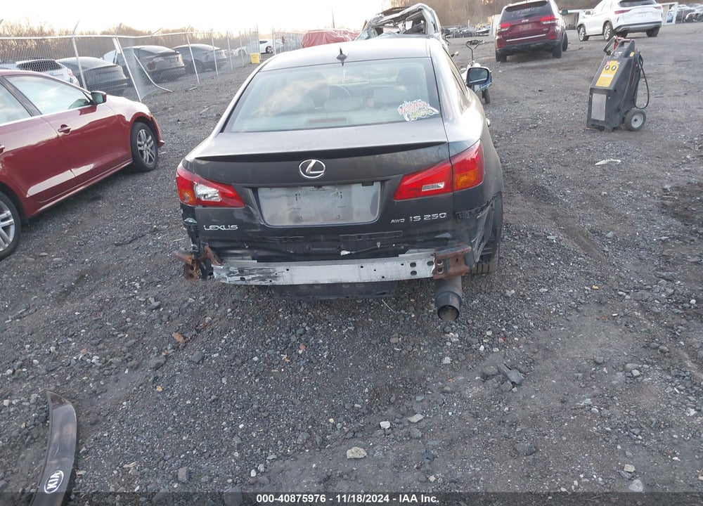 2008 LEXUS IS 250 VIN: JTHCK262485016047