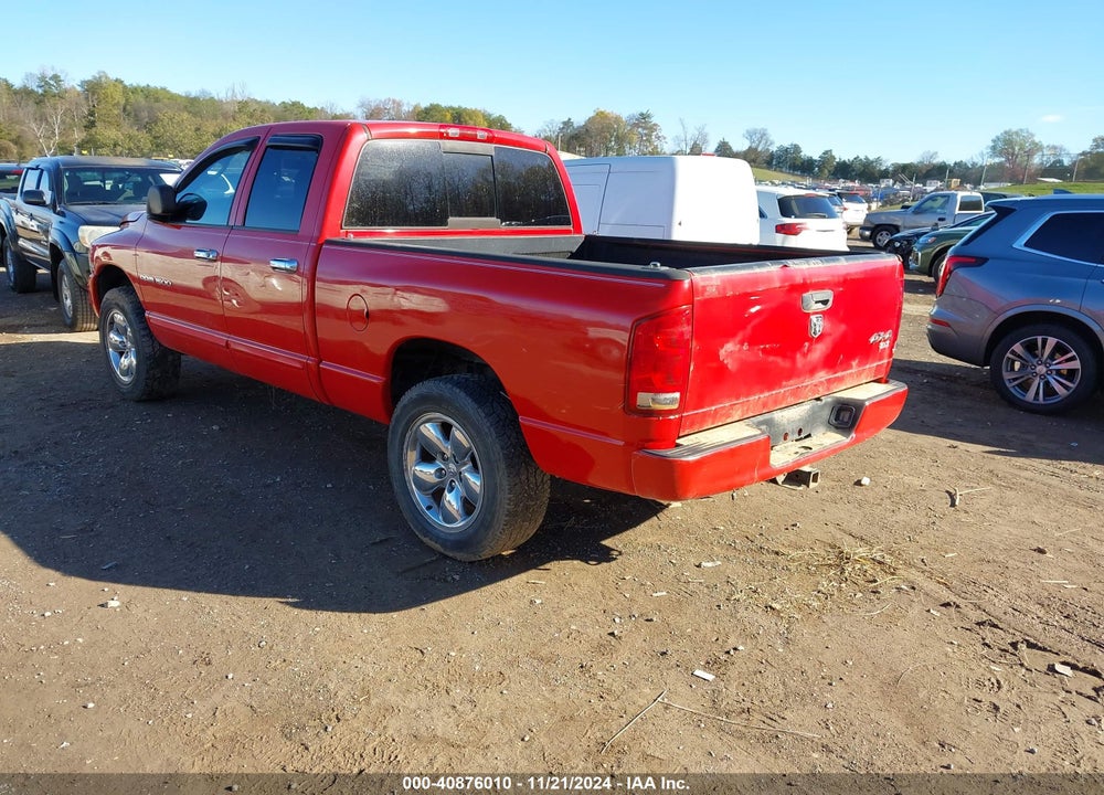 2005 DODGE RAM 1500 SLT/LARAMIE VIN: 1D7HU18D45S259838