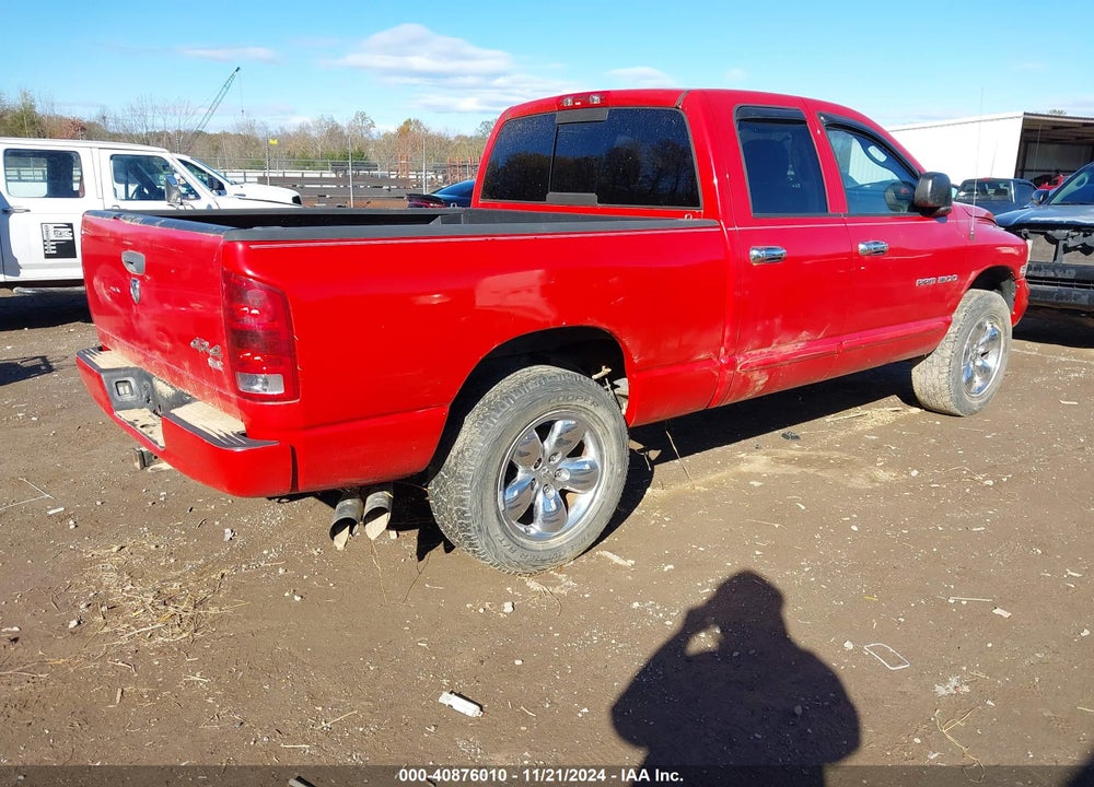 2005 DODGE RAM 1500 SLT/LARAMIE VIN: 1D7HU18D45S259838