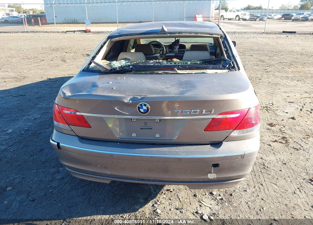 2007 BMW 750LI VIN: WBAHN835X7DT73802
