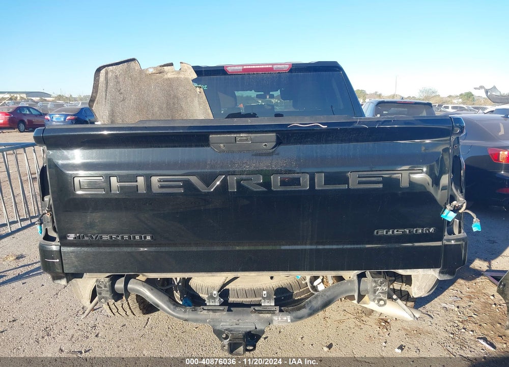 2021 CHEVROLET SILVERADO 1500 2WD SHORT BED CUSTOM VIN: 1GCPWBEK8MZ260473