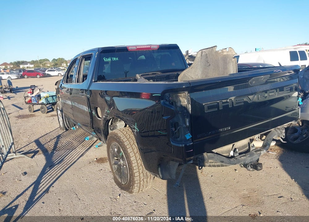 2021 CHEVROLET SILVERADO 1500 2WD SHORT BED CUSTOM VIN: 1GCPWBEK8MZ260473