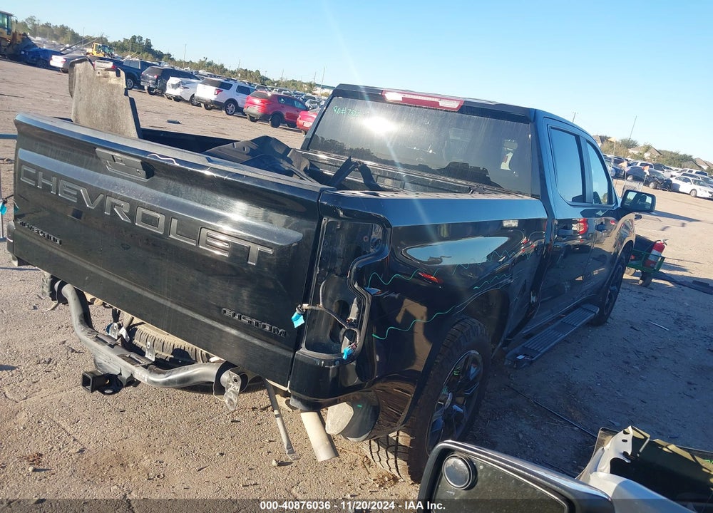 2021 CHEVROLET SILVERADO 1500 2WD SHORT BED CUSTOM VIN: 1GCPWBEK8MZ260473