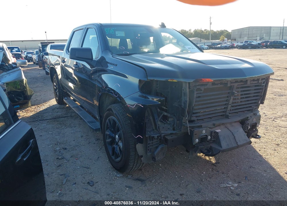 2021 CHEVROLET SILVERADO 1500 2WD SHORT BED CUSTOM VIN: 1GCPWBEK8MZ260473