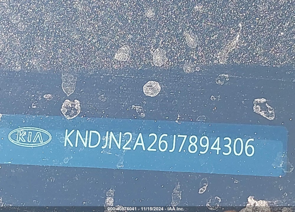 2018 KIA SOUL VIN: KNDJN2A26J7894306