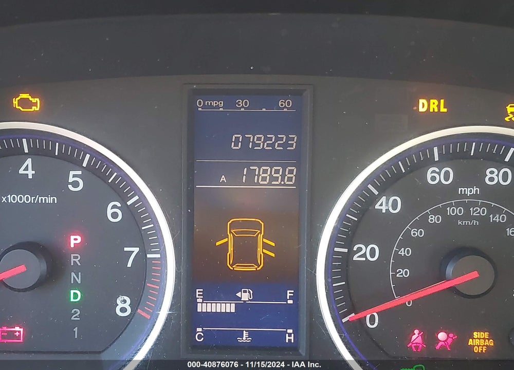 2011 HONDA CR-V LX VIN: 5J6RE4H34BL076976