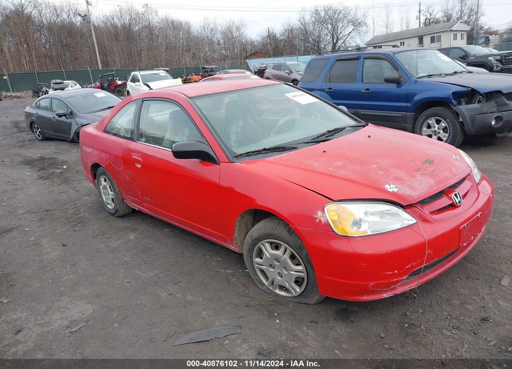 2002 HONDA CIVIC LX VIN: 1HGEM22542L065693