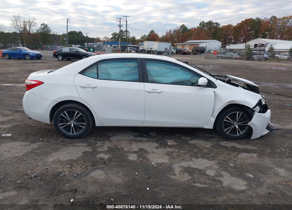 2016 TOYOTA COROLLA LE PREMIUM VIN: 2T1BURHE5GC734649