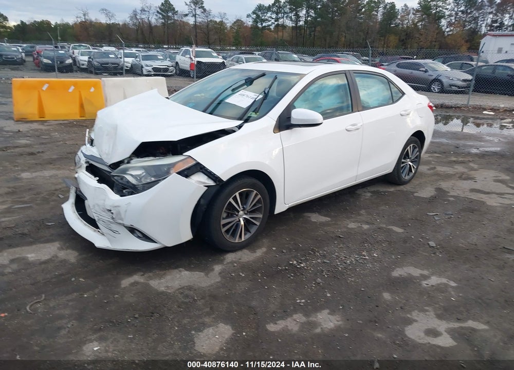 2016 TOYOTA COROLLA LE PREMIUM VIN: 2T1BURHE5GC734649