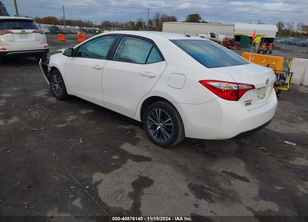 2016 TOYOTA COROLLA LE PREMIUM VIN: 2T1BURHE5GC734649