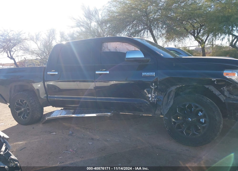 2019 TOYOTA TUNDRA PLATINUM 5.7L V8 VIN: 5TFAY5F18KX804194