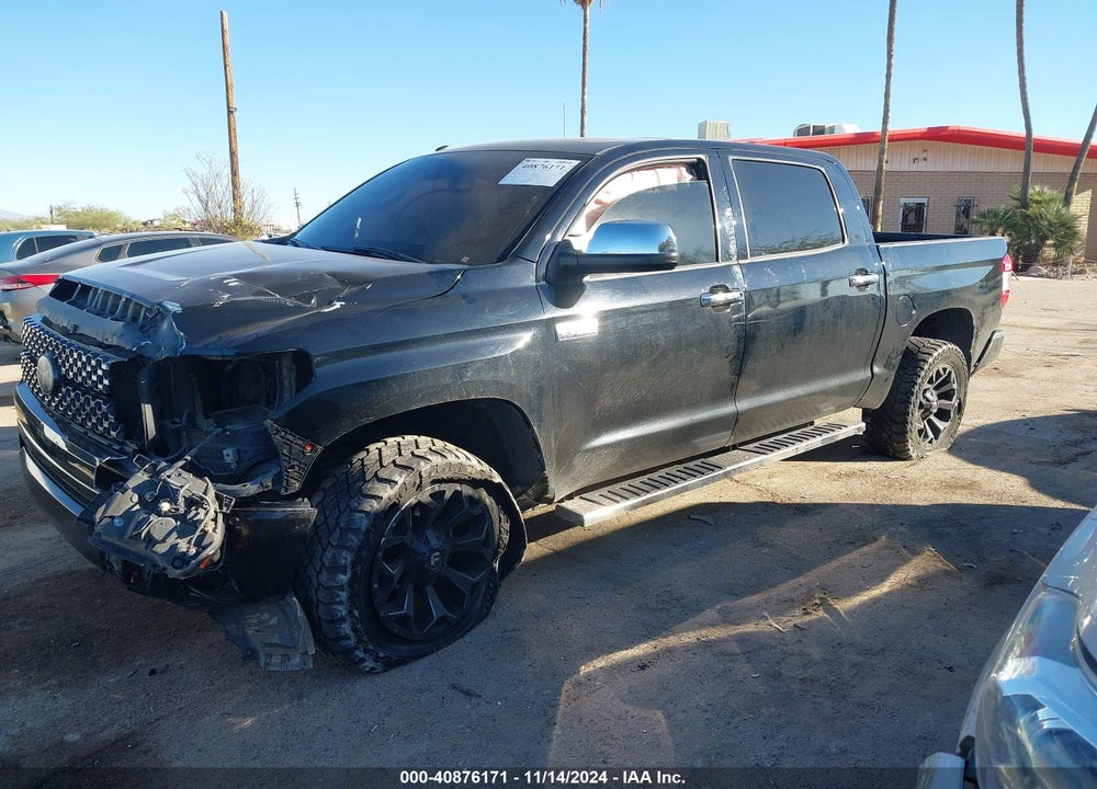 2019 TOYOTA TUNDRA PLATINUM 5.7L V8 VIN: 5TFAY5F18KX804194
