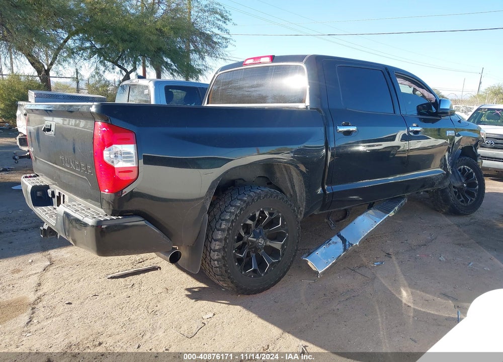 2019 TOYOTA TUNDRA PLATINUM 5.7L V8 VIN: 5TFAY5F18KX804194