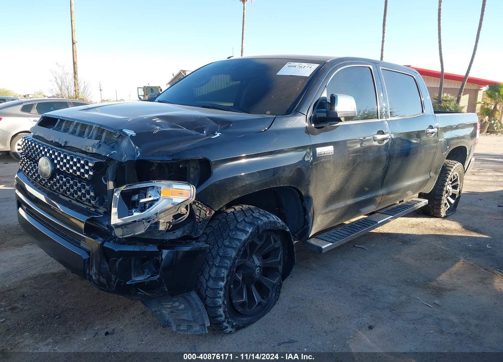 2019 TOYOTA TUNDRA PLATINUM 5.7L V8 VIN: 5TFAY5F18KX804194