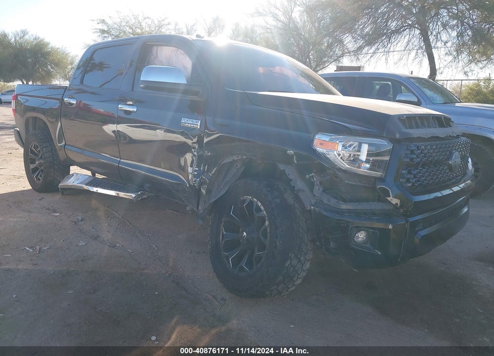 2019 TOYOTA TUNDRA PLATINUM 5.7L V8 VIN: 5TFAY5F18KX804194