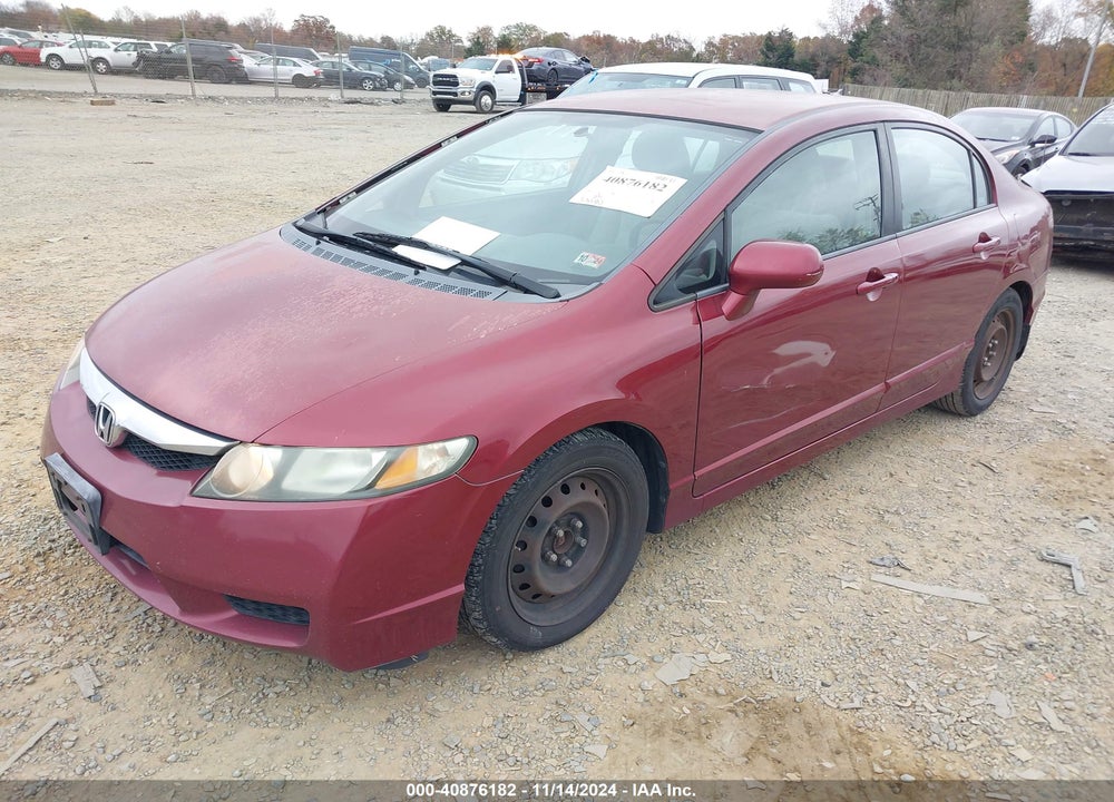 2009 HONDA CIVIC LX VIN: 2HGFA16599H364752