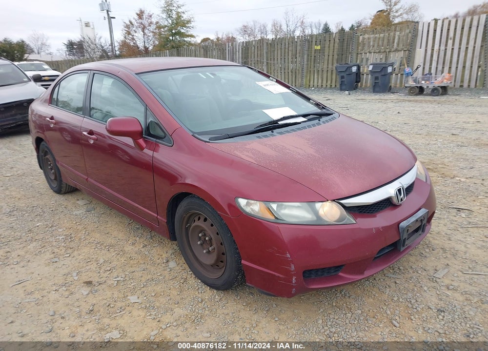 2009 HONDA CIVIC LX VIN: 2HGFA16599H364752