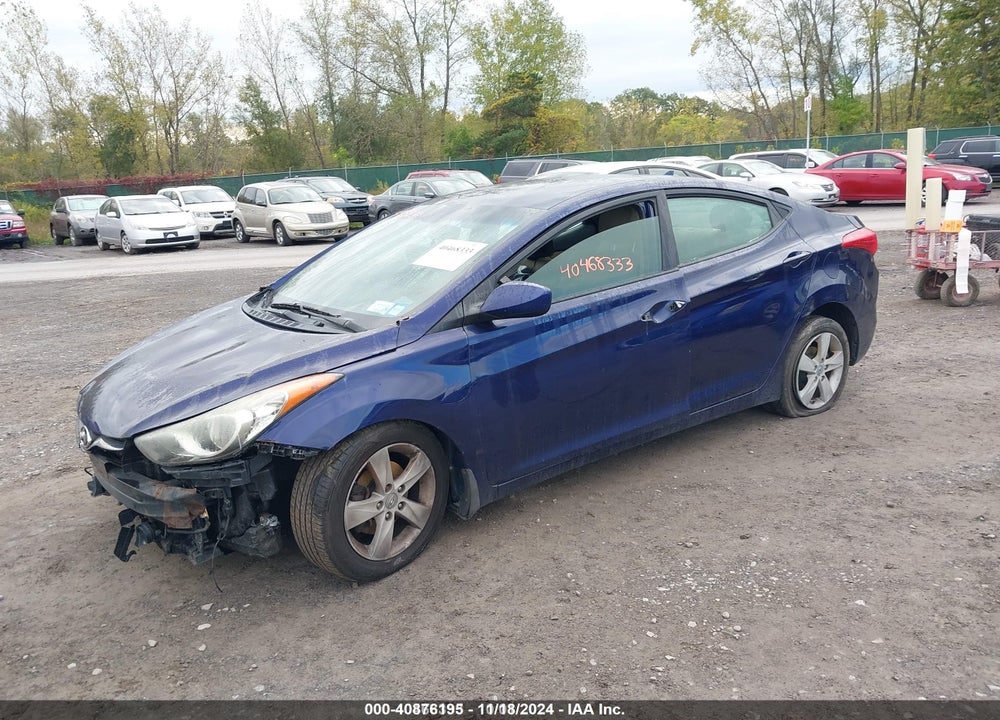 2013 HYUNDAI ELANTRA GLS VIN: 5NPDH4AE1DH214631