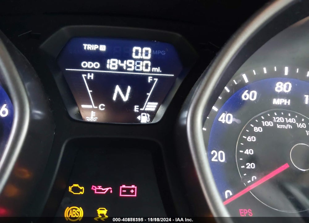 2013 HYUNDAI ELANTRA GLS VIN: 5NPDH4AE1DH214631