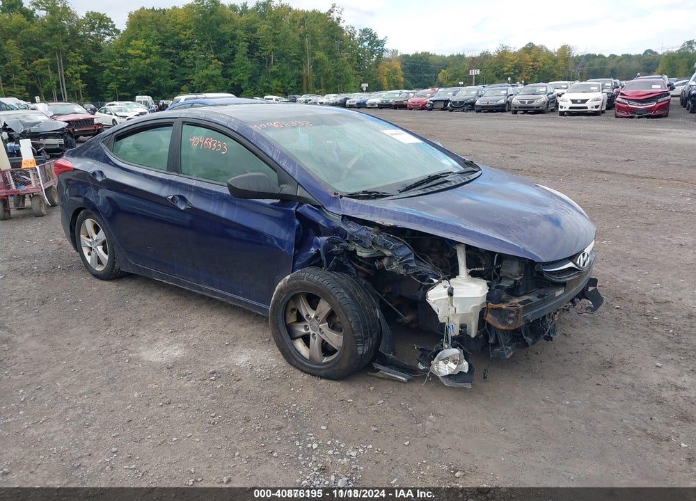 2013 HYUNDAI ELANTRA GLS VIN: 5NPDH4AE1DH214631