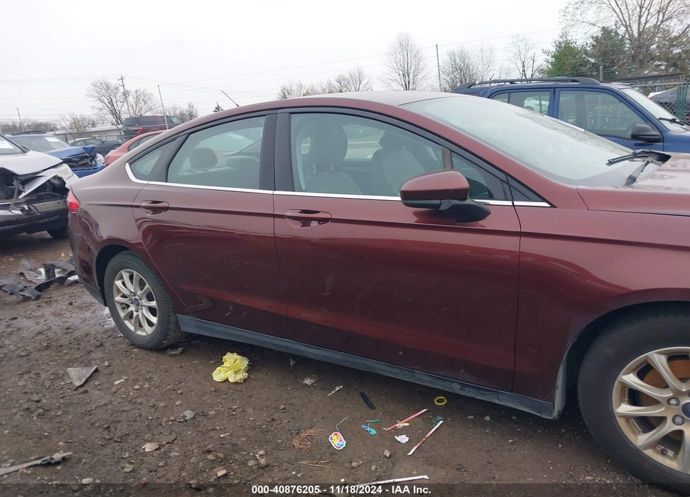 2015 FORD FUSION S VIN: 3FA6P0G79FR204366