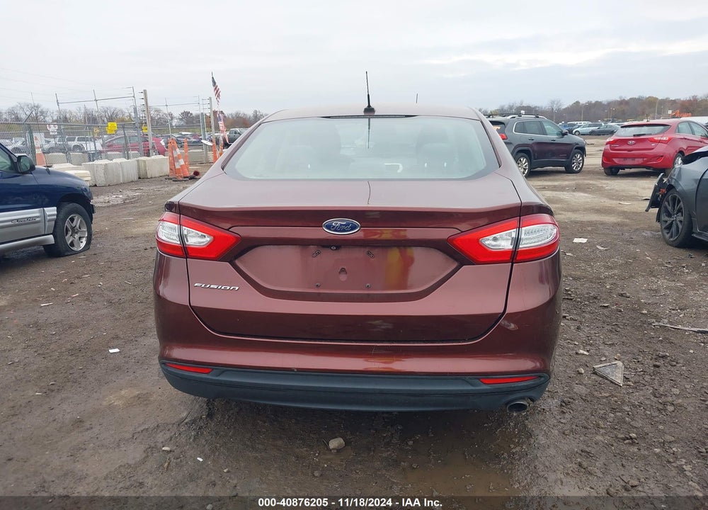 2015 FORD FUSION S VIN: 3FA6P0G79FR204366