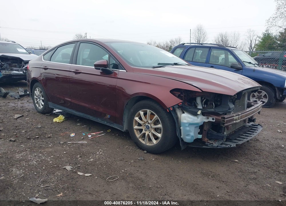 2015 FORD FUSION S VIN: 3FA6P0G79FR204366