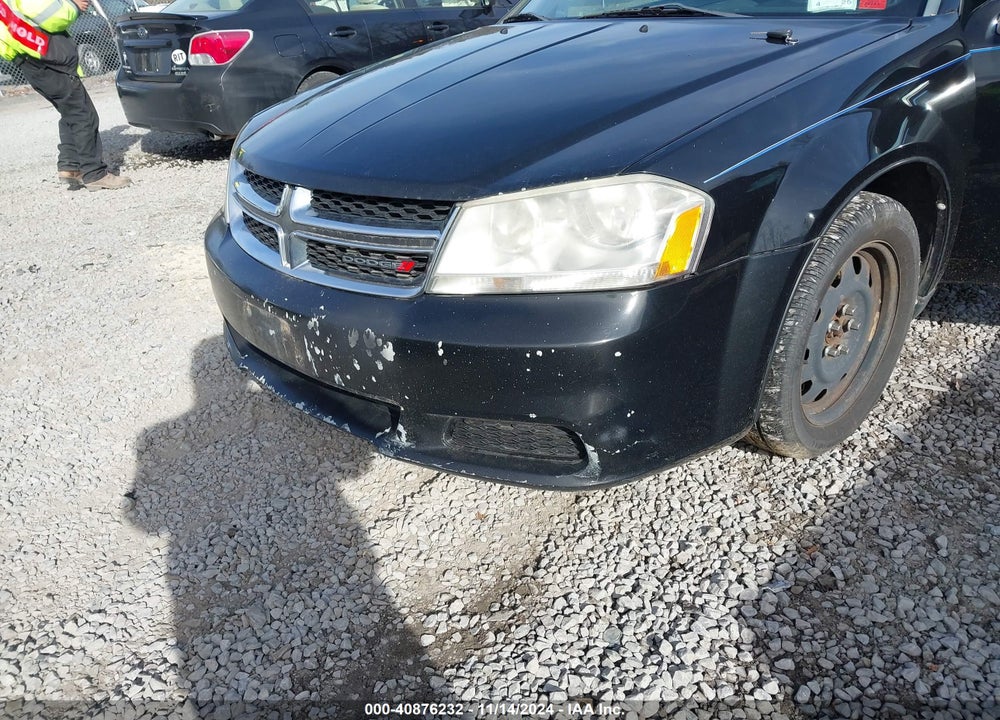 2013 DODGE AVENGER SE V6 VIN: 1C3CDZAG1DN747802