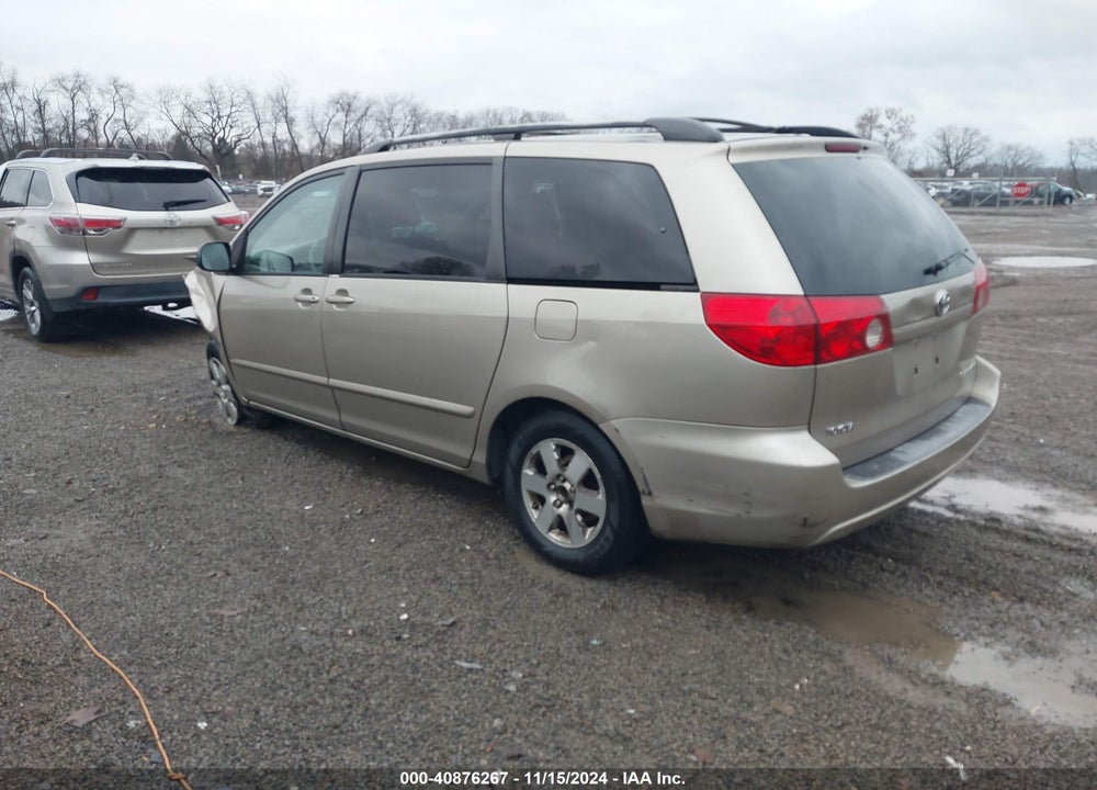 2007 TOYOTA SIENNA LE VIN: 5TDZK23C87S002721