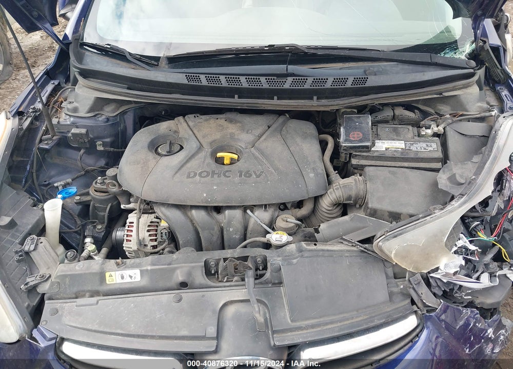 2013 HYUNDAI ELANTRA LIMITED VIN: 5NPDH4AE6DH204287