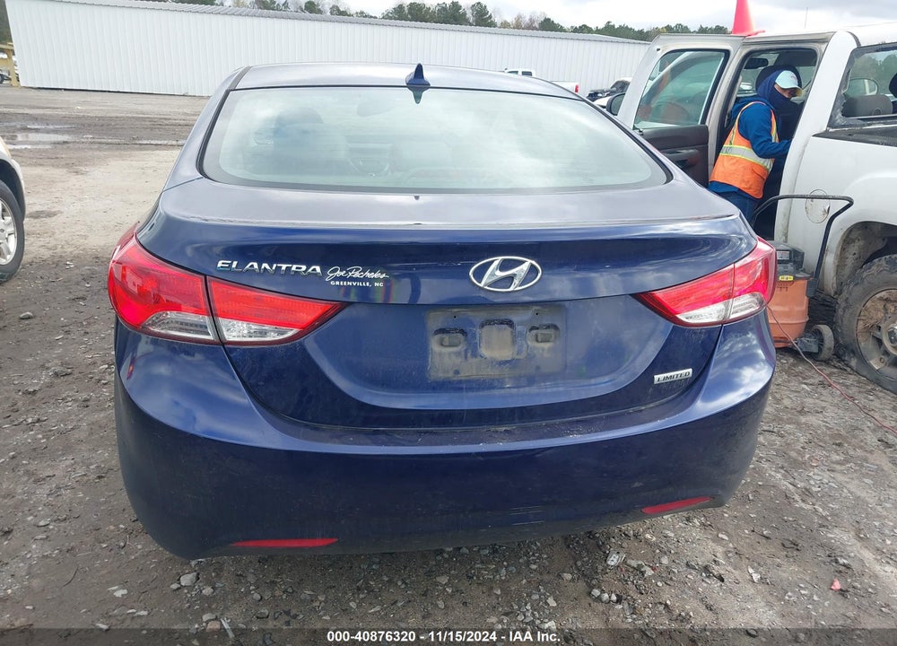 2013 HYUNDAI ELANTRA LIMITED VIN: 5NPDH4AE6DH204287