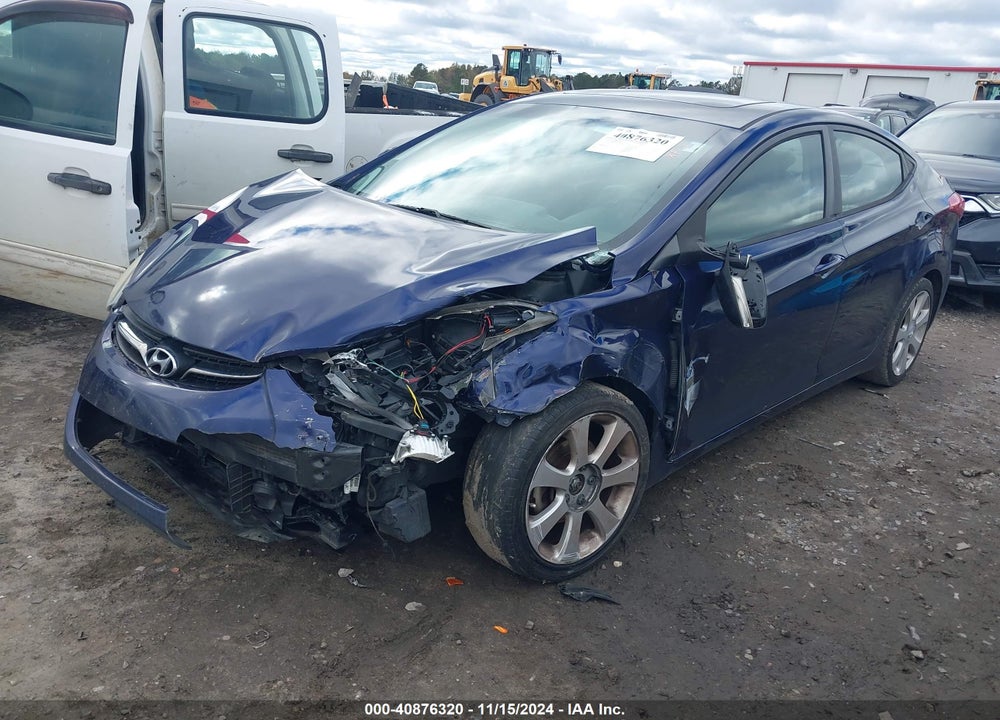 2013 HYUNDAI ELANTRA LIMITED VIN: 5NPDH4AE6DH204287