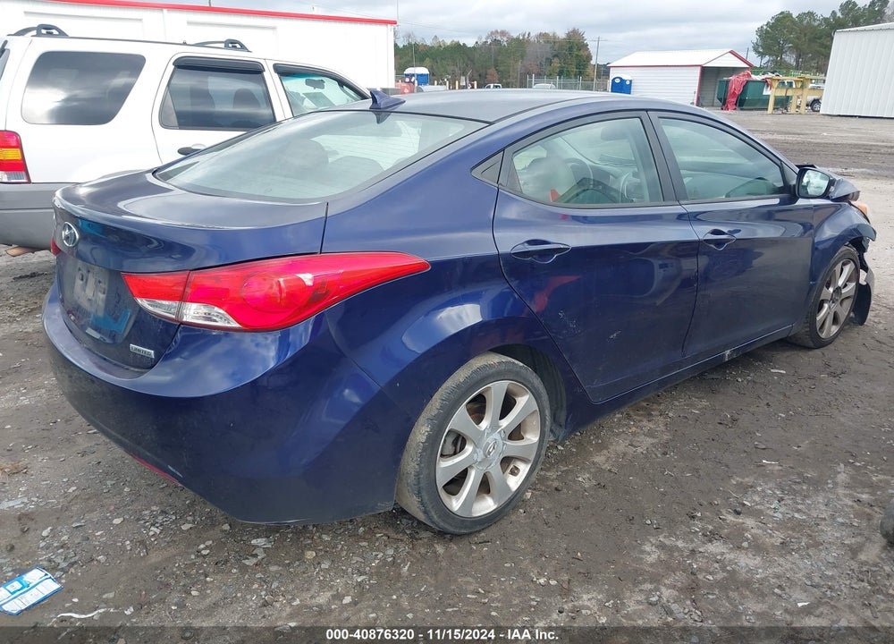 2013 HYUNDAI ELANTRA LIMITED VIN: 5NPDH4AE6DH204287