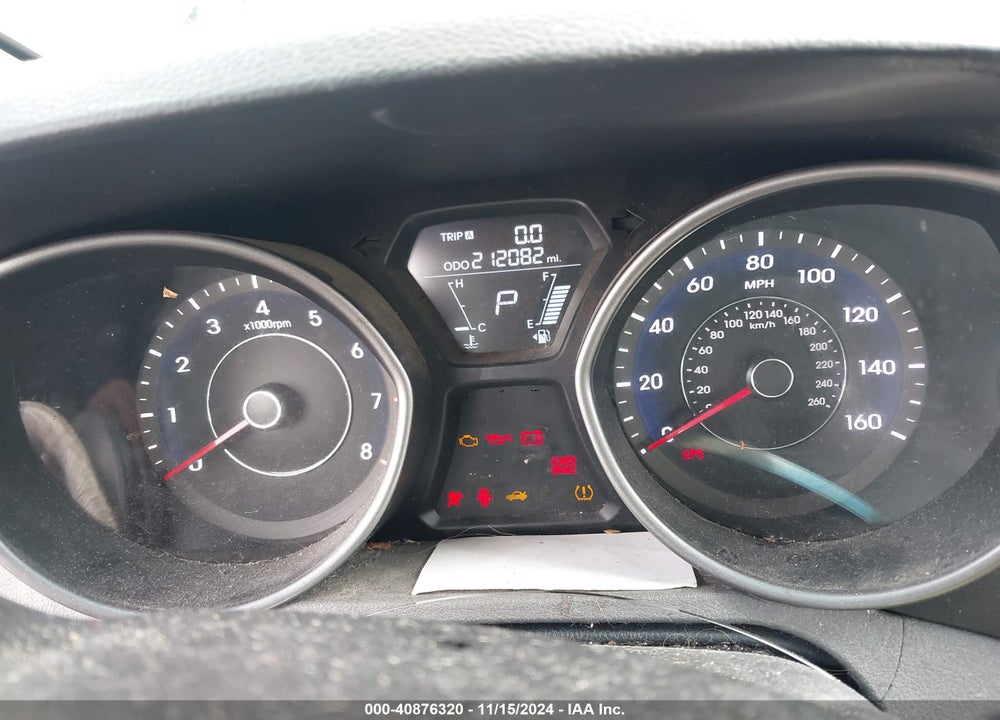 2013 HYUNDAI ELANTRA LIMITED VIN: 5NPDH4AE6DH204287