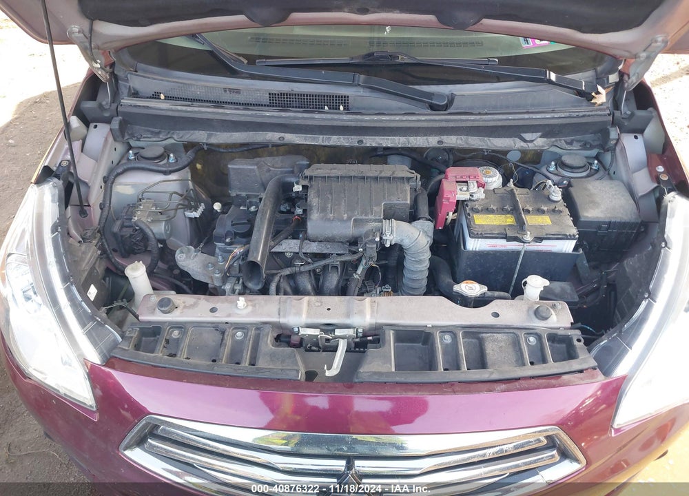 2019 MITSUBISHI MIRAGE G4 ES VIN: ML32F3FJ8KHF06193