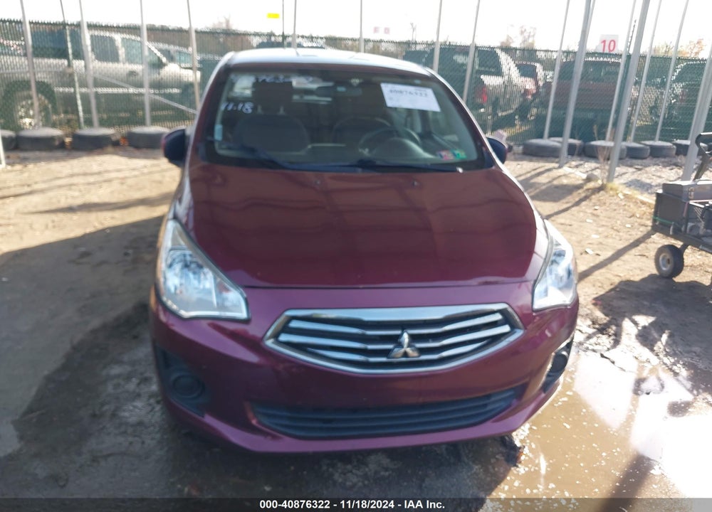 2019 MITSUBISHI MIRAGE G4 ES VIN: ML32F3FJ8KHF06193