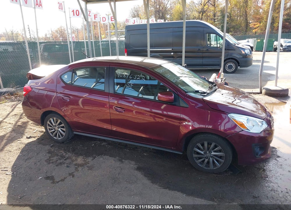 2019 MITSUBISHI MIRAGE G4 ES VIN: ML32F3FJ8KHF06193