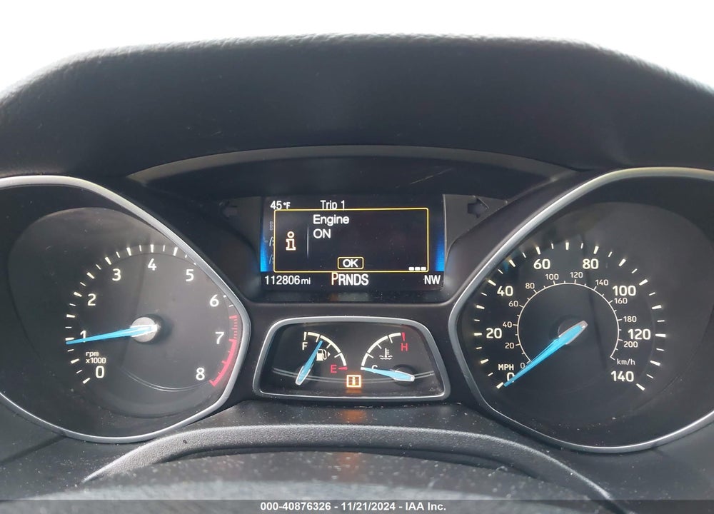 2015 FORD FOCUS VIN: 1FADP3K22FL276478