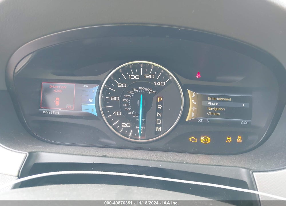 2011 FORD EDGE SEL VIN: 2FMDK4JC3BBB64271