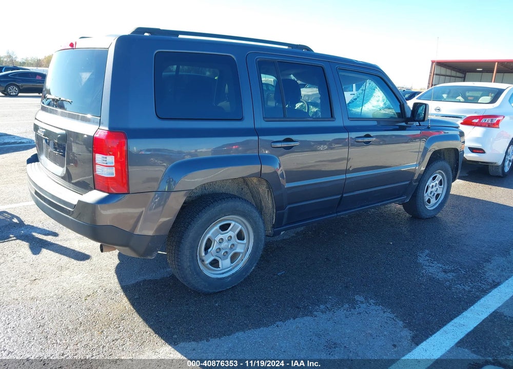 2017 JEEP PATRIOT SPORT 4X4 VIN: 1C4NJRBB3HD104850