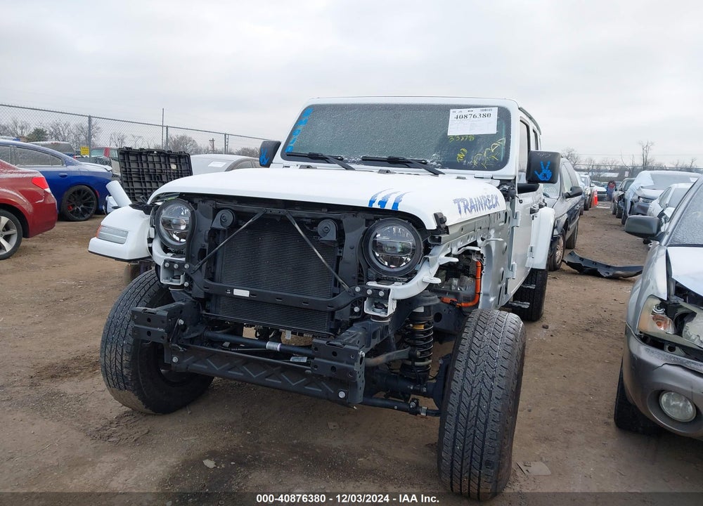 2022 JEEP WRANGLER 4XE UNLIMITED SAHARA 4X4 VIN: 1C4JJXP62NW229594