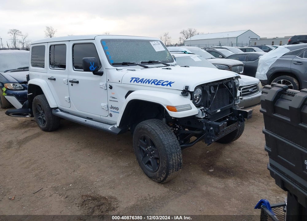 2022 JEEP WRANGLER 4XE UNLIMITED SAHARA 4X4 VIN: 1C4JJXP62NW229594