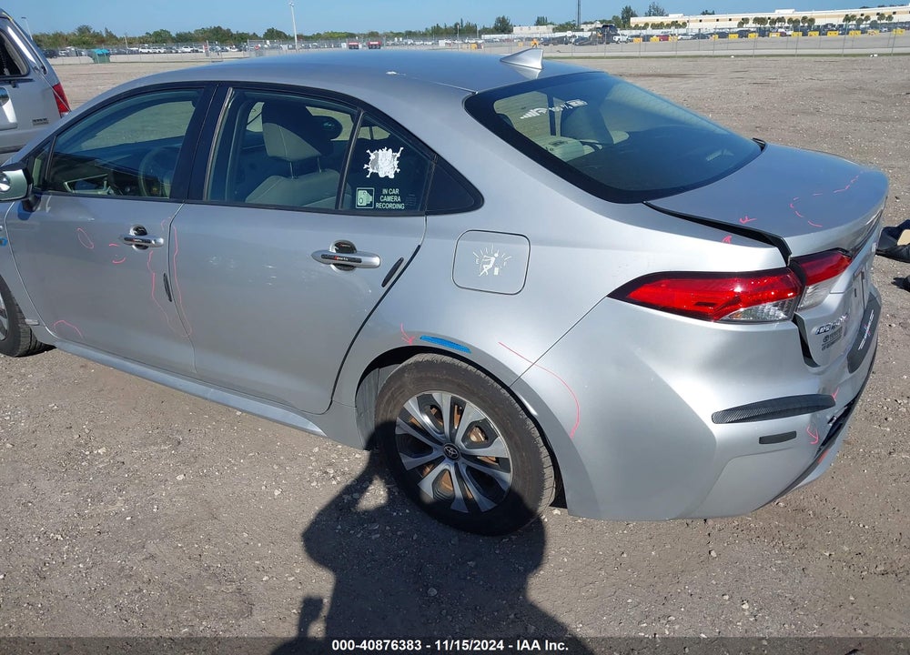 2020 TOYOTA COROLLA HYBRID LE VIN: JTDEBRBE4LJ010767